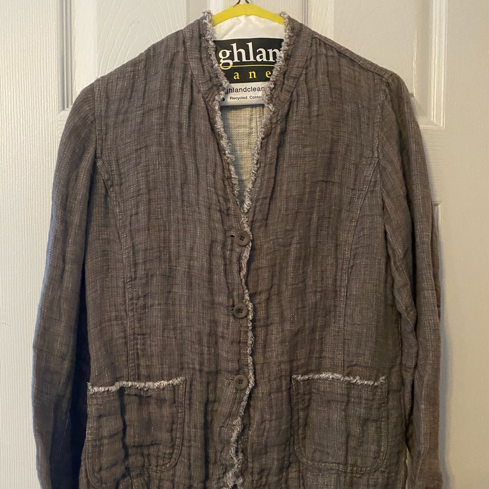 Eileen Fisher Raw Edge Soft Jacket/Blazer